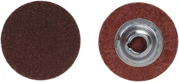 merit-abrasives-4-disc-diam-80-grit-aluminum-oxide-quick-change-disc-type-s-atta Merit Abrasives - 4" Disc Diam, 80 Grit, Aluminum Oxide Quick Change Disc - Type S Attaching System, Coated, Brown, 12,000 RPM, ALO Series